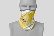 Neck Gaiter Mockups, a Mask Mockup by GfxFoundry (Thumbnail 1 of 6)