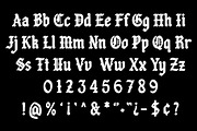 GNAR, a Blackletter Font by Loudoun Design Co. (Thumbnail 2 of 6)
