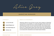 Resume Template/CV Template, a Resume Template by Symie Design (Thumbnail 4 of 7)