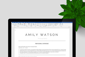 Minimal Resume In Word