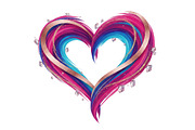 Heart Png, Brushstroke Valentines, an Illustration by Designking (Thumbnail 4 of 6)