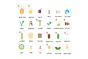 Food Classification Icons, an Icon by Luxgood Creative (Thumbnail 1 of 4)