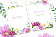 Florals watercolor set, an Illustration by Elegantia (Thumbnail 9 of 11)