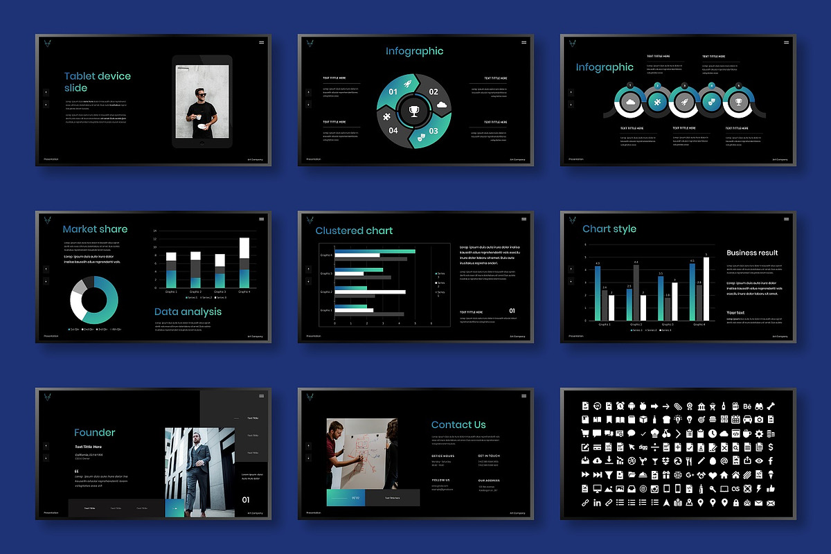 Grade – Business PowerPoint, a Presentation Template by Dens Creative Studio (Photo 5 of 6)