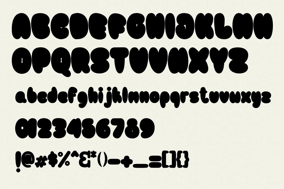 Bulb Layered Font preview 5