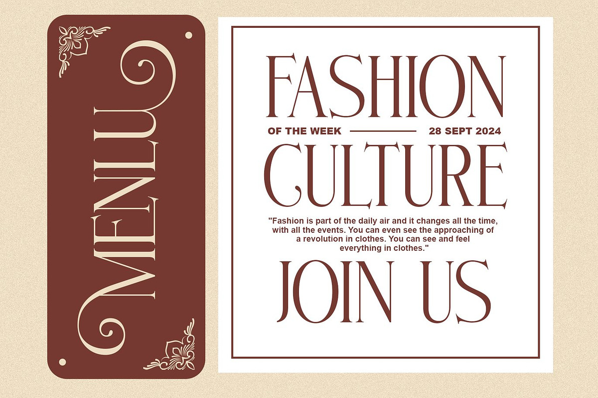 Quinther - Ligature Display Serif, a Serif Font by Luna Shop (Photo 5 of 6)