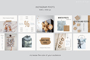Instagram Post & Stories. CHRISTMAS, a Social Media Template by Mint Air Studio (Thumbnail 4 of 9)