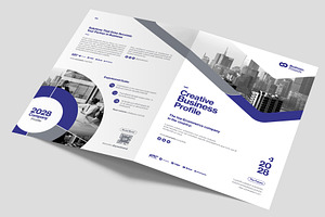 Corporate Bi-Fold Brochure Template