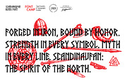 Scandinaufan Runes Font, a Serif Font by Fontcamp Type Foundry (Thumbnail 6 of 16)