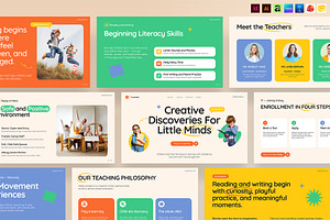 Colorful Kindergarten Presentation, a Presentation Template by BrandPacks