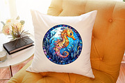 Summer Animals Stained Glass Clipart, an Illustration by Sublimation Artist (Thumbnail 6 of 6)