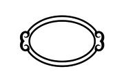 Vintage Oval Frame Vector Bundle, an Illustration by musafir_fashion (Thumbnail 18 of 31)