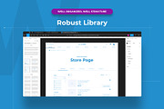 Ecommerce Wireframe Library & UI Kit, a Wireframe Template by UI Design Resource (Thumbnail 2 of 7)