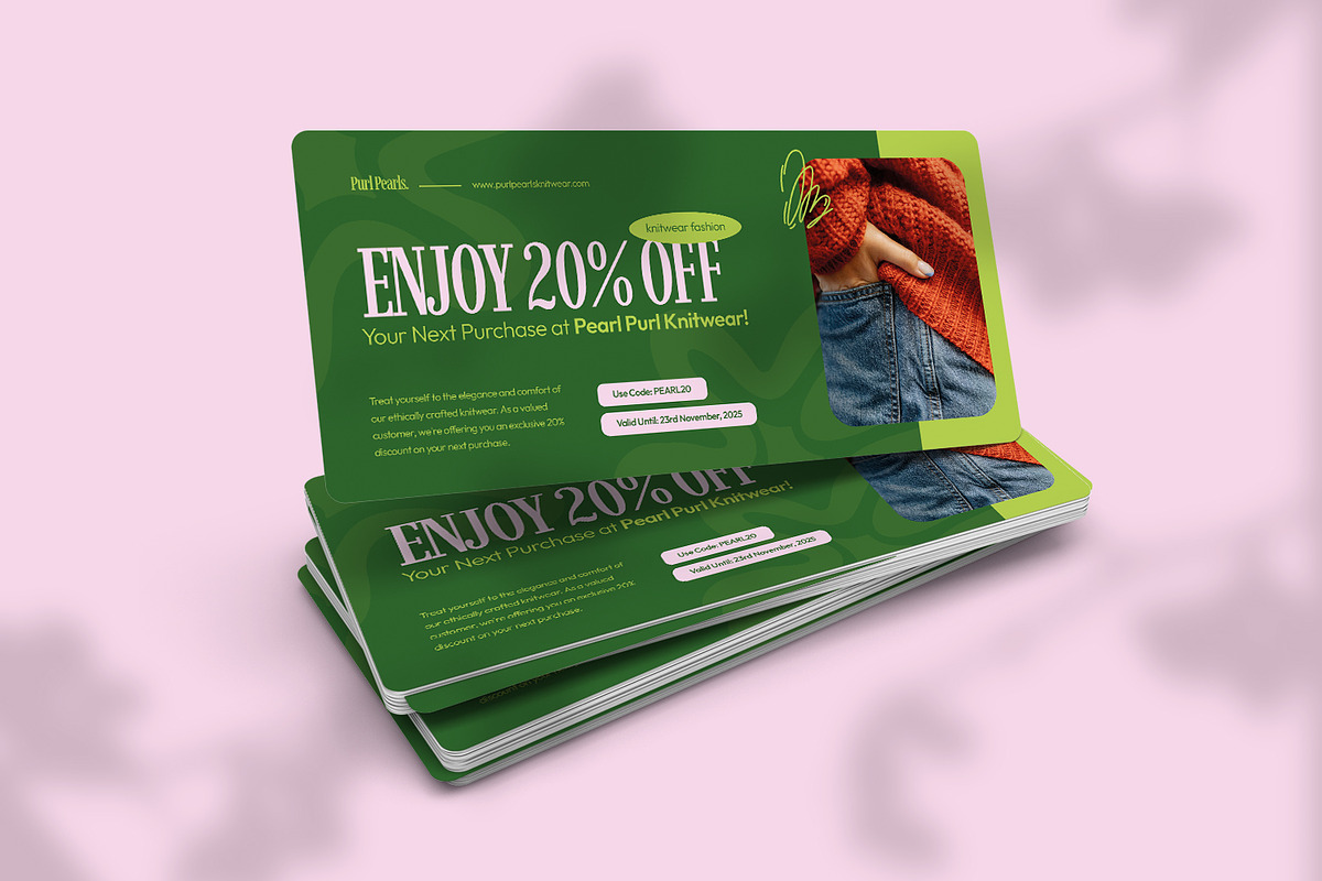 Knitwear Discount - Gift Voucher, a Print Template by VUNIRA (Photo 3 of 3)
