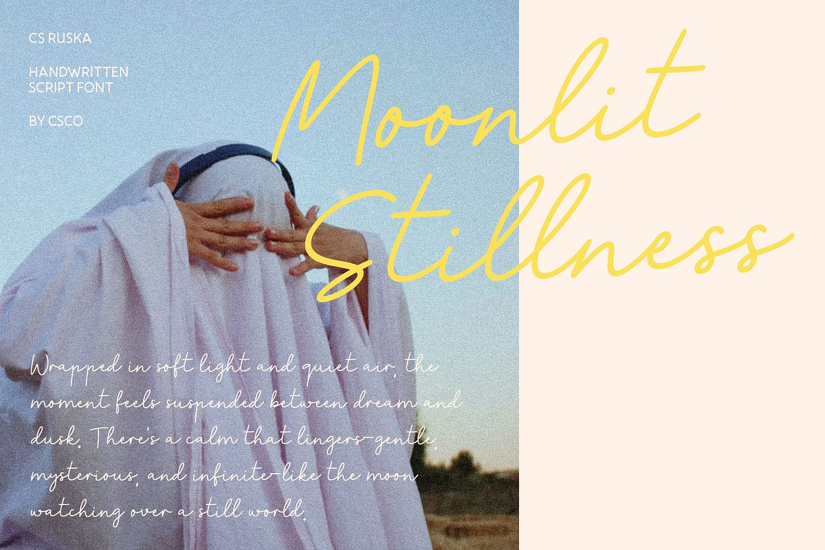 CS Ruska – Handwritten Script Font, a Script Font by Craft Supply Co. (Photo 3 of 8)