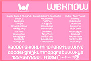 Green Bean font, a Font by weknow (Thumbnail 5 of 8)