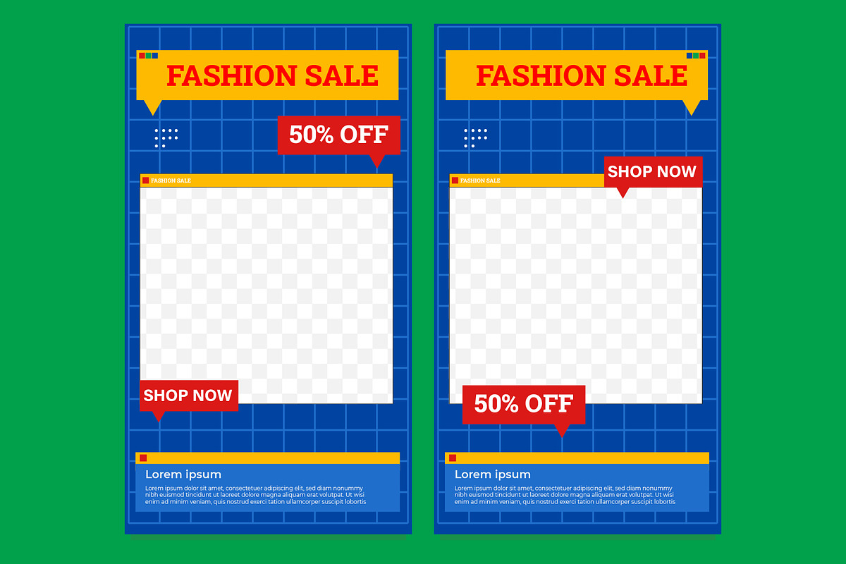 Retro Fashion Social Media, a Templates & Theme by sekitarief