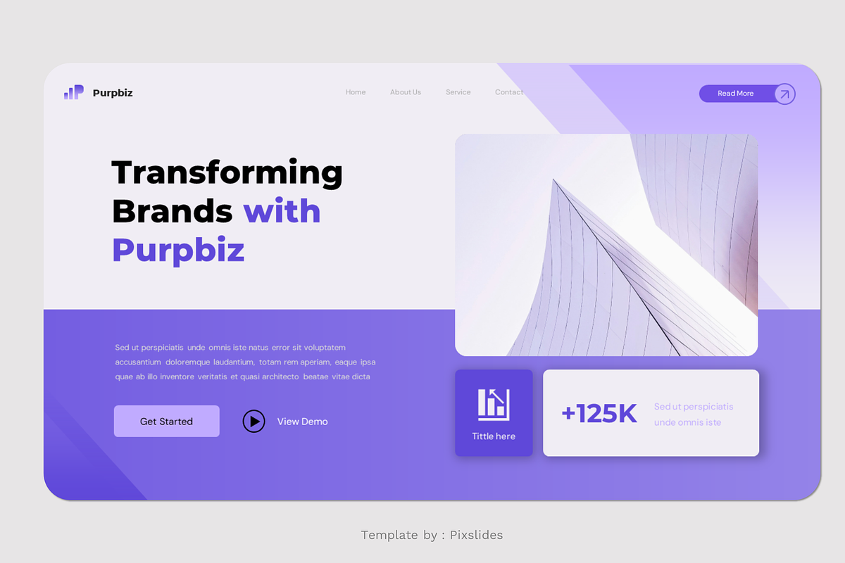 Purple Business Keynote, a Presentation Template by Pixslides (Photo 5 of 8)