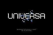 Universa - Futuristic Font, a Sans Serif Font by limitype (Thumbnail 1 of 16)