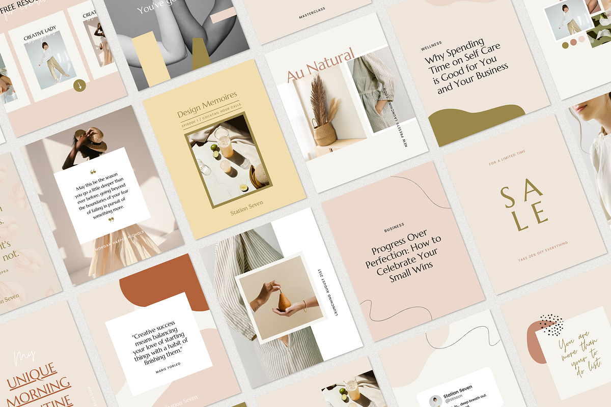 Social Media Canva Bundle, a Social Media Template by Station Seven (Photo 7 of 12)
