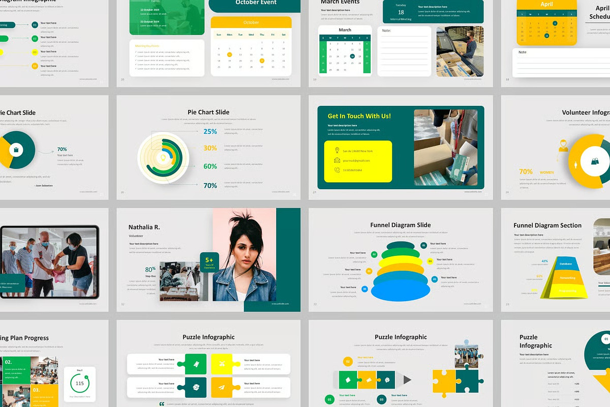 Non Profit Organization Keynote, a Presentation Template by Fit-tee (Photo 2 of 2)