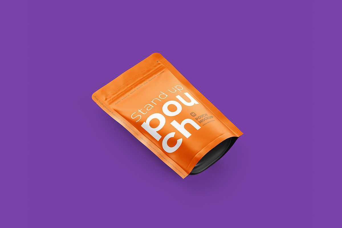 4 PSD Stand-Up Pouch Mockup, a Cups & Container Mockup by easymock (Photo 11 of 12)