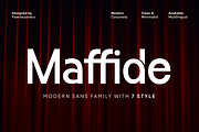 Maffide - Sans Serif Family Font, a Sans Serif Font by Flawless And Co (Thumbnail 1 of 10)