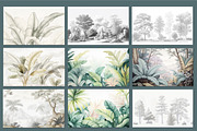 Abstract Forest Art Wallpaper Set, an Illustration by fei long (Thumbnail 8 of 10)