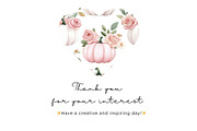 Roses and Pumpkins Seamless, an Illustration by Mashimara (Thumbnail 4 of 4)