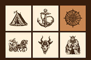 Vintage Cultures and Civilization, a Person Illustration by Creative Stall (Thumbnail 33 of 33)