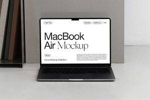 MacBook Air Mockup PSD