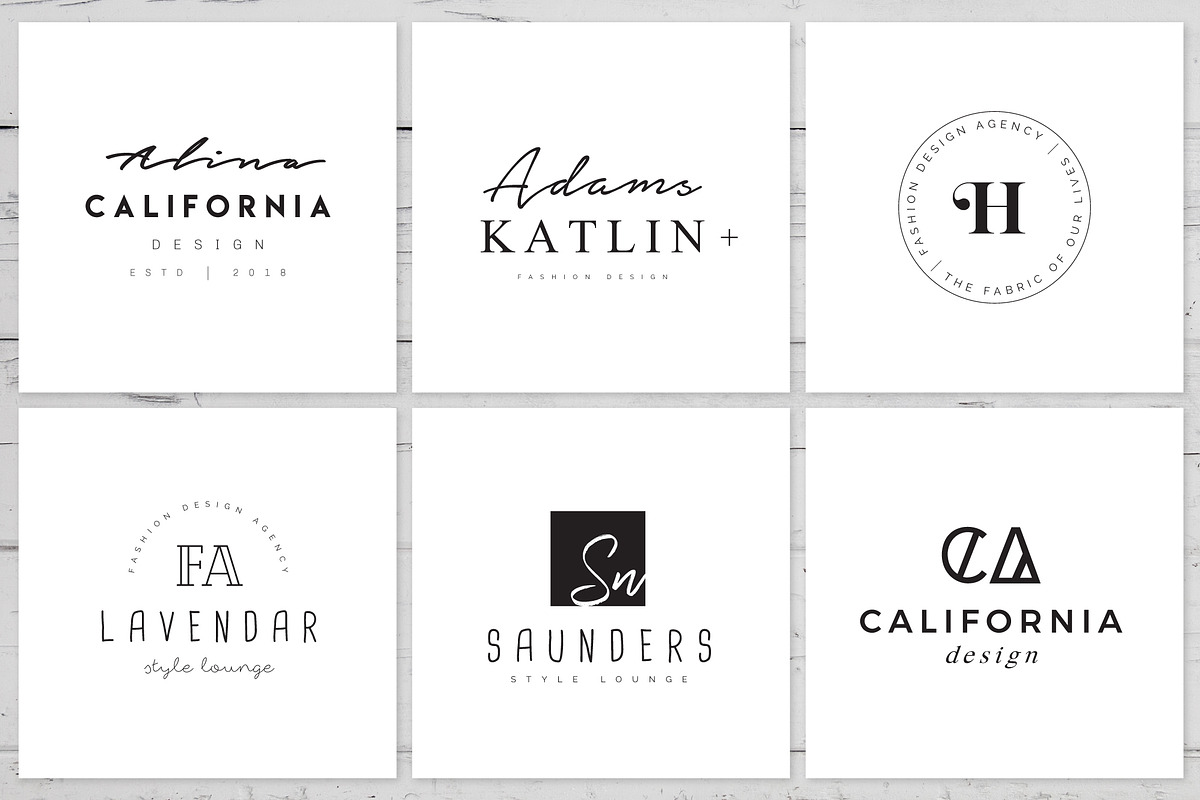 Minimal Premade Logo Bundle V03, a Branding & Logo Template by XpertgraphicD (Photo 4 of 12)