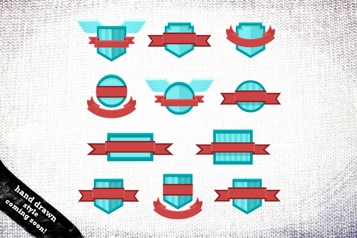 Vector badge set 11 pc. in 3 styles, a Templates & Theme by 4pixel (Photo 3 of 5)