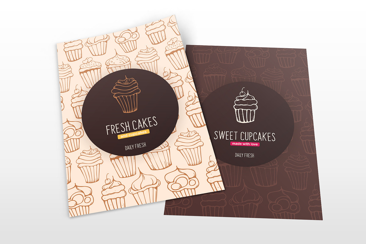 12 Cupcakes Posters, a Poster Template by Leo Edition (Photo 6 of 9)