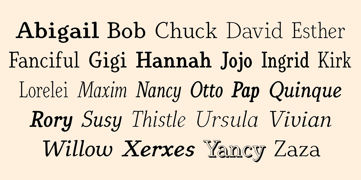 Youbee, a Serif Font by Ingrimayne Type (Photo 9 of 12)