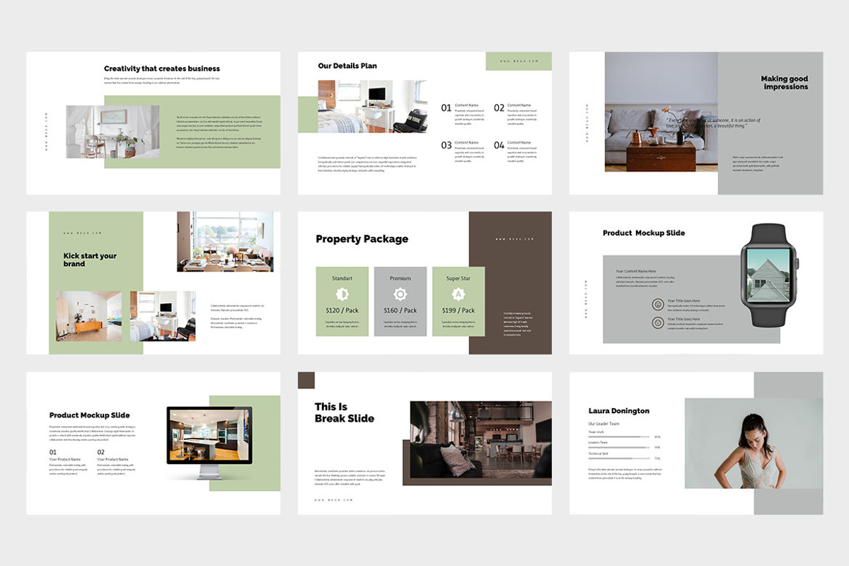 Negu : Real Estate Google Slides, a Presentation Template by Punkl Camp (Photo 3 of 9)