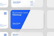 Rounded Business Card Mockup PSD, an Advertising Mockup by graphypix (Thumbnail 3 of 4)