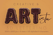 Chocolate Cake - 3D Lettering, a Graphic by MIIM (Thumbnail 5 of 8)