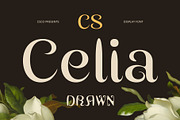 CS Celia Drawn, a Sans Serif Font by Craft Supply Co. (Thumbnail 1 of 8)