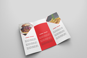 Fast Food Tri-fold Brochures