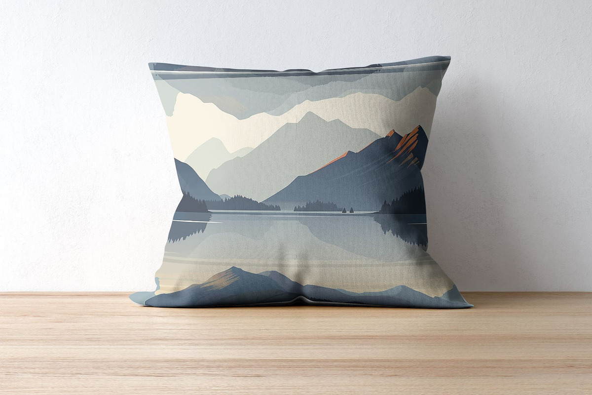 8 Serene Loch Seamless Patterns, a Pattern Graphic by Inknfolly (Photo 6 of 6)
