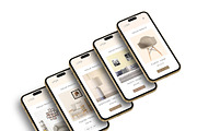 Realistic 3D iPhone Mock-Up Bundle 4, an iPhone Mockup by Graphicsworld125 (Thumbnail 5 of 16)
