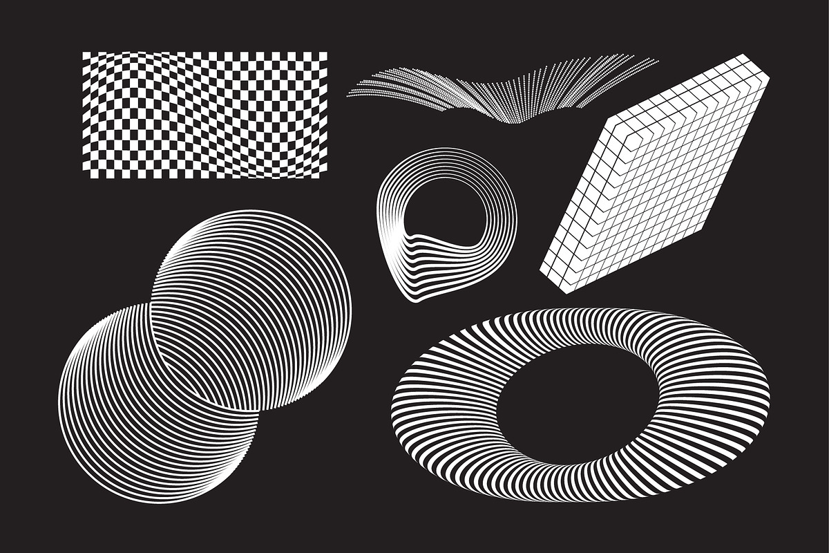 100+ Abstract Vector Shapes, a Background Graphic by Vanzyst (Photo 6 of 17)