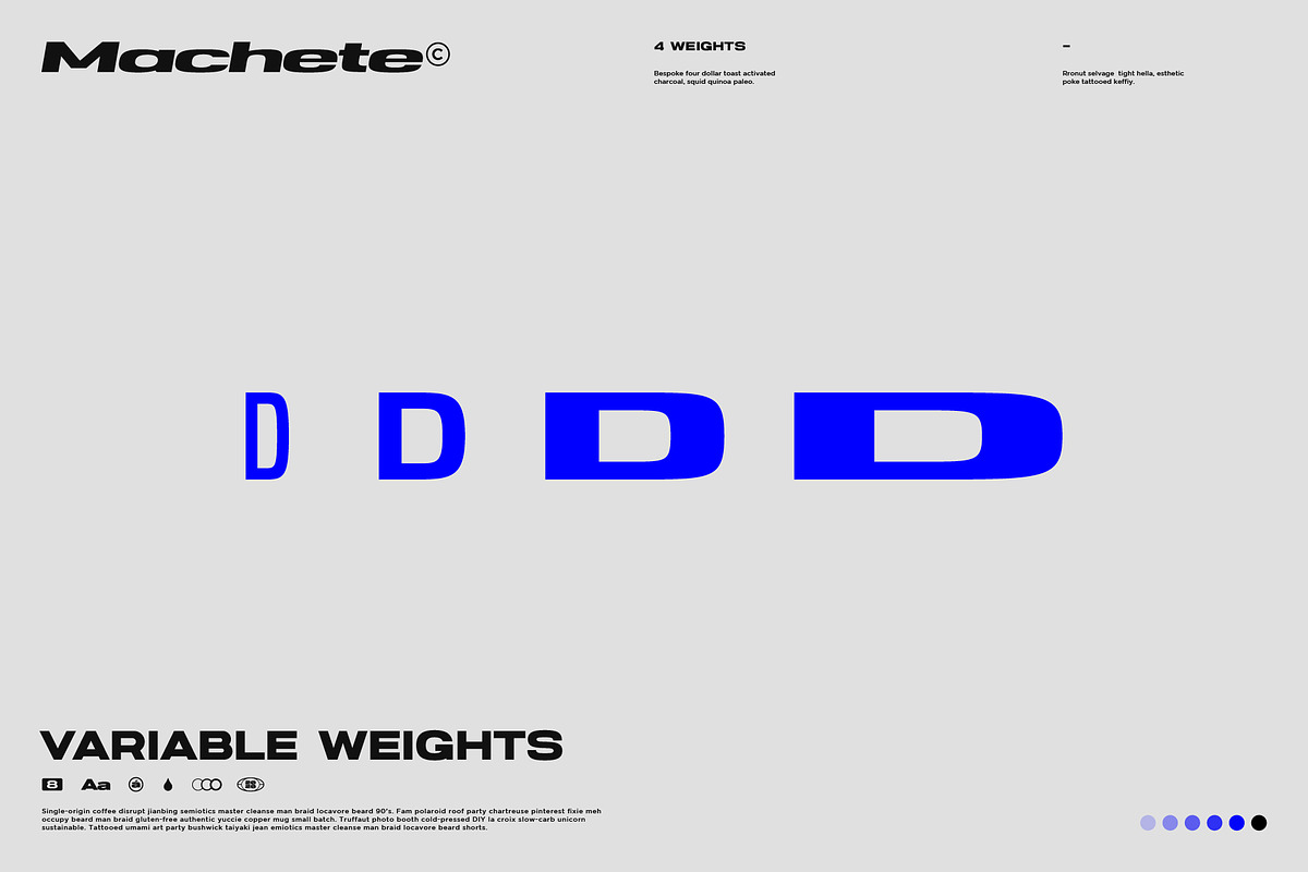Machete, a Sans Serif Font by TypeJuice™ (Photo 5 of 9)
