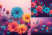 Gradient Floral Background, a Background Graphic by sibel dayı (Thumbnail 15 of 24)
