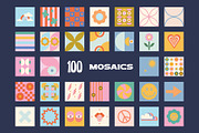 200 Vector Mosaics & Patterns, a Pattern Graphic by assetpro.design (Thumbnail 7 of 16)