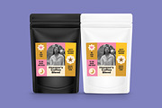 Haewon Foil Pouch Labels, a Stationery Template by Mountain Folk Creative (Thumbnail 4 of 6)