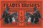 Illustrator Frames Brushes, a Brush Add-On by MiksKS (Thumbnail 1 of 21)