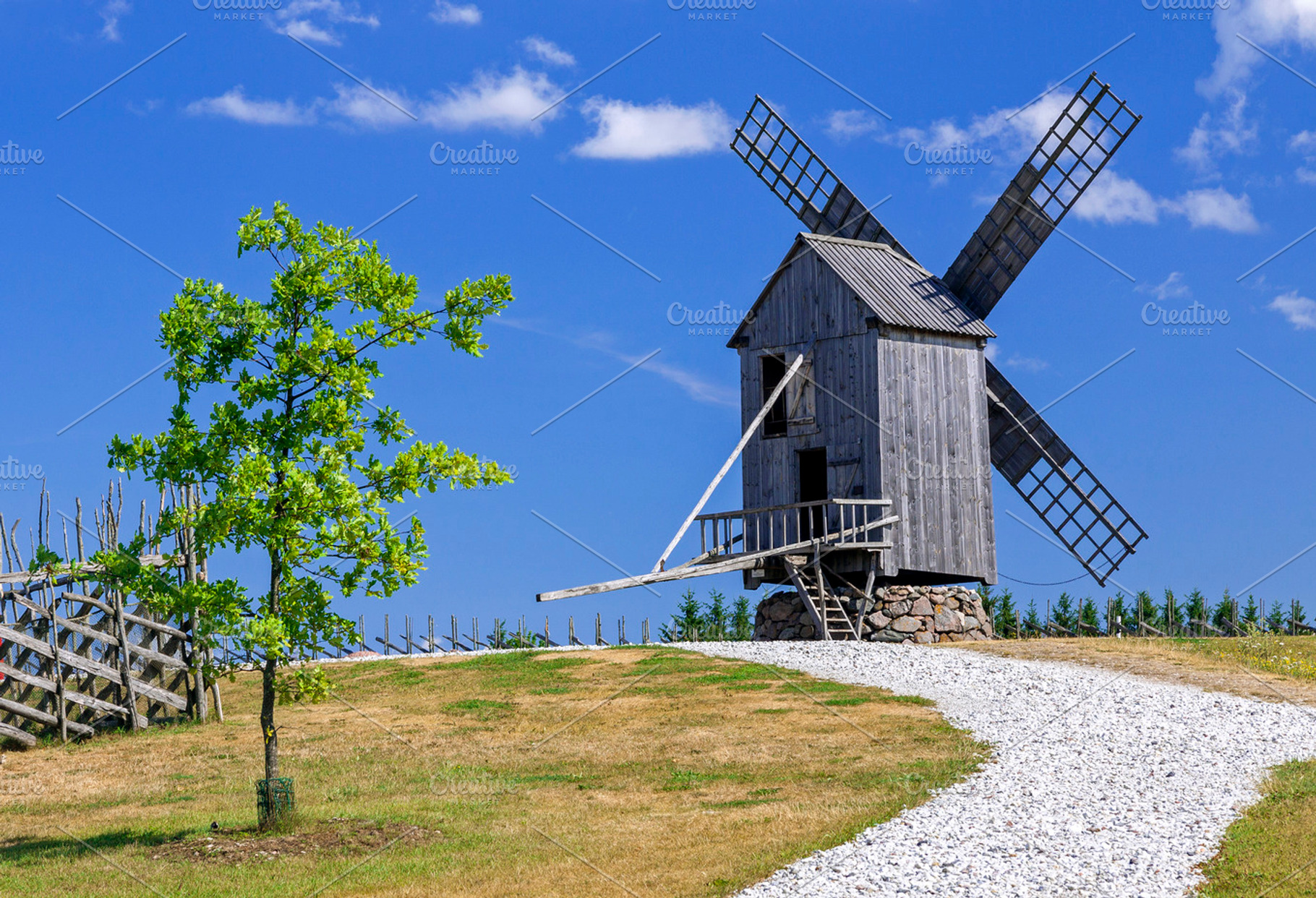 Wooden windmill, an Industrial Photo by BOOCYS