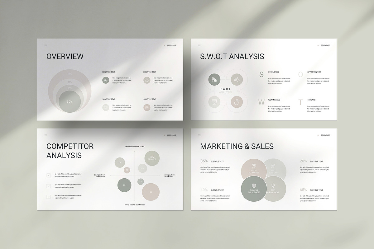 Business Plan Presentation Template, a Presentation Template by CreativeSlides (Photo 4 of 12)